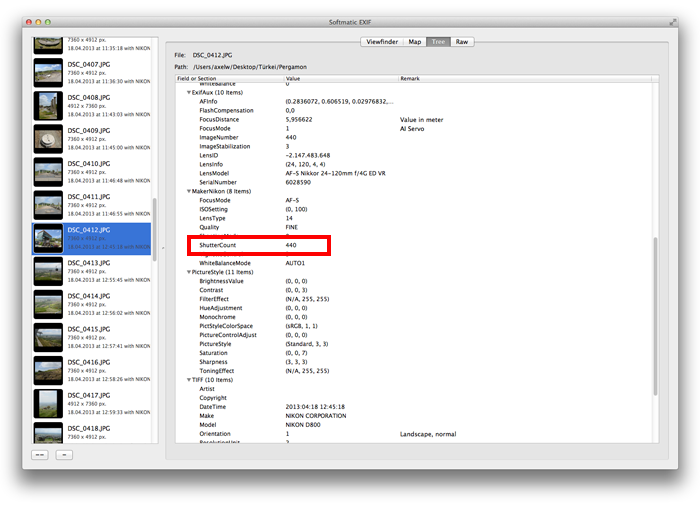 Shutter count mac download software